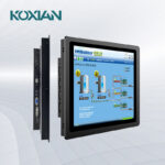 18.5 inch industrial panel mount touch monitor front view