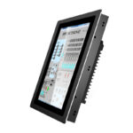 Slim profile of 15.6" industrial panel mount monitor G1 for space-saving integration