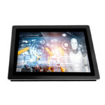 Rugged aluminum alloy housing of G1 industrial monitor for harsh environment protection