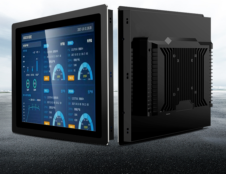 Industrial Touch display for automation and data monitoring.