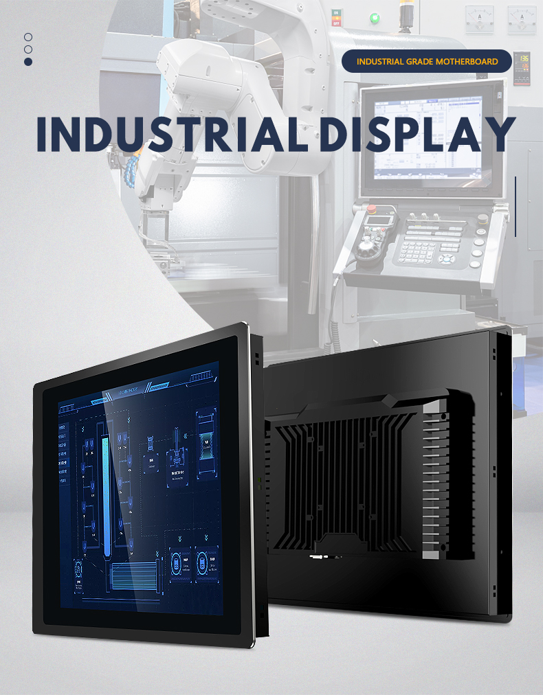G1 industrial monitor with 3mm thin front bezel and edge-to-edge full screen design