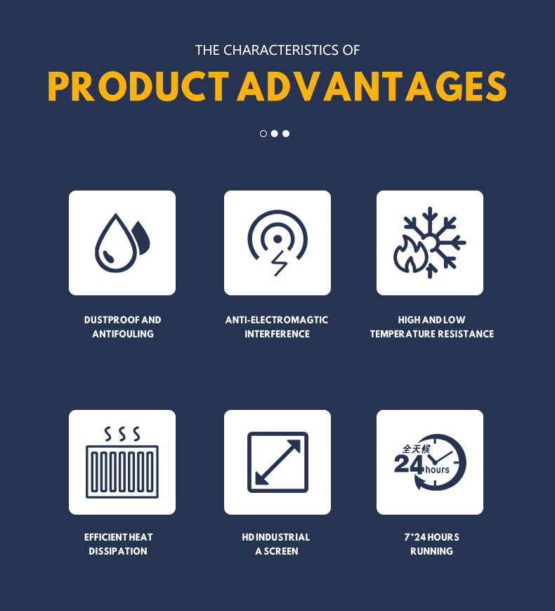 Heavy-duty die-cast aluminum alloy chassis for industrial display, offering superior heat dissipation.