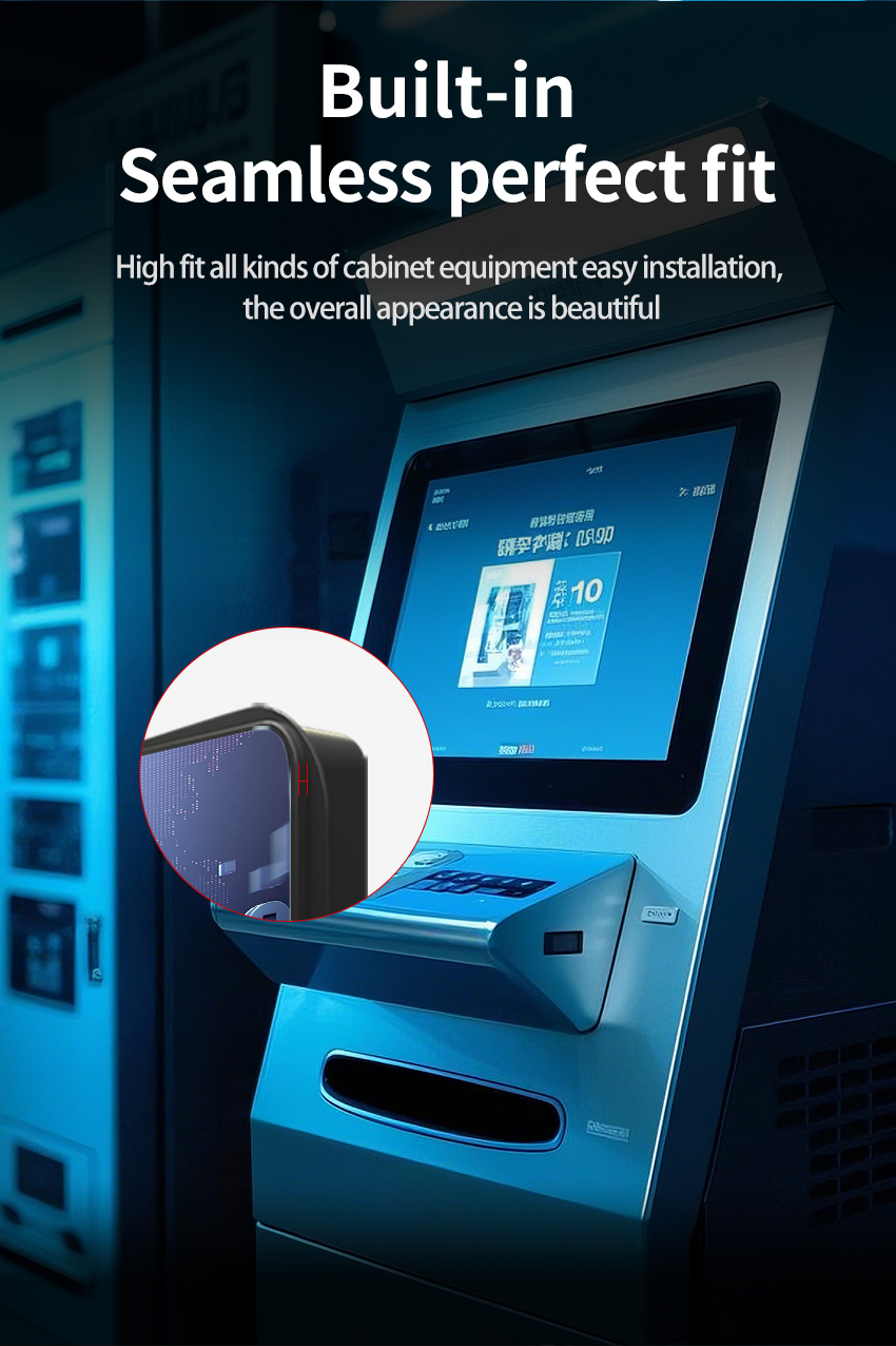 G2A Series Industrial Touch Panel PC built-in seamless design for easy installation and perfect fit in cabinet equipment