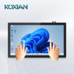 Industrial touch panel PC used for MES data visualization and ESOP electronic work instructions in smart factories.