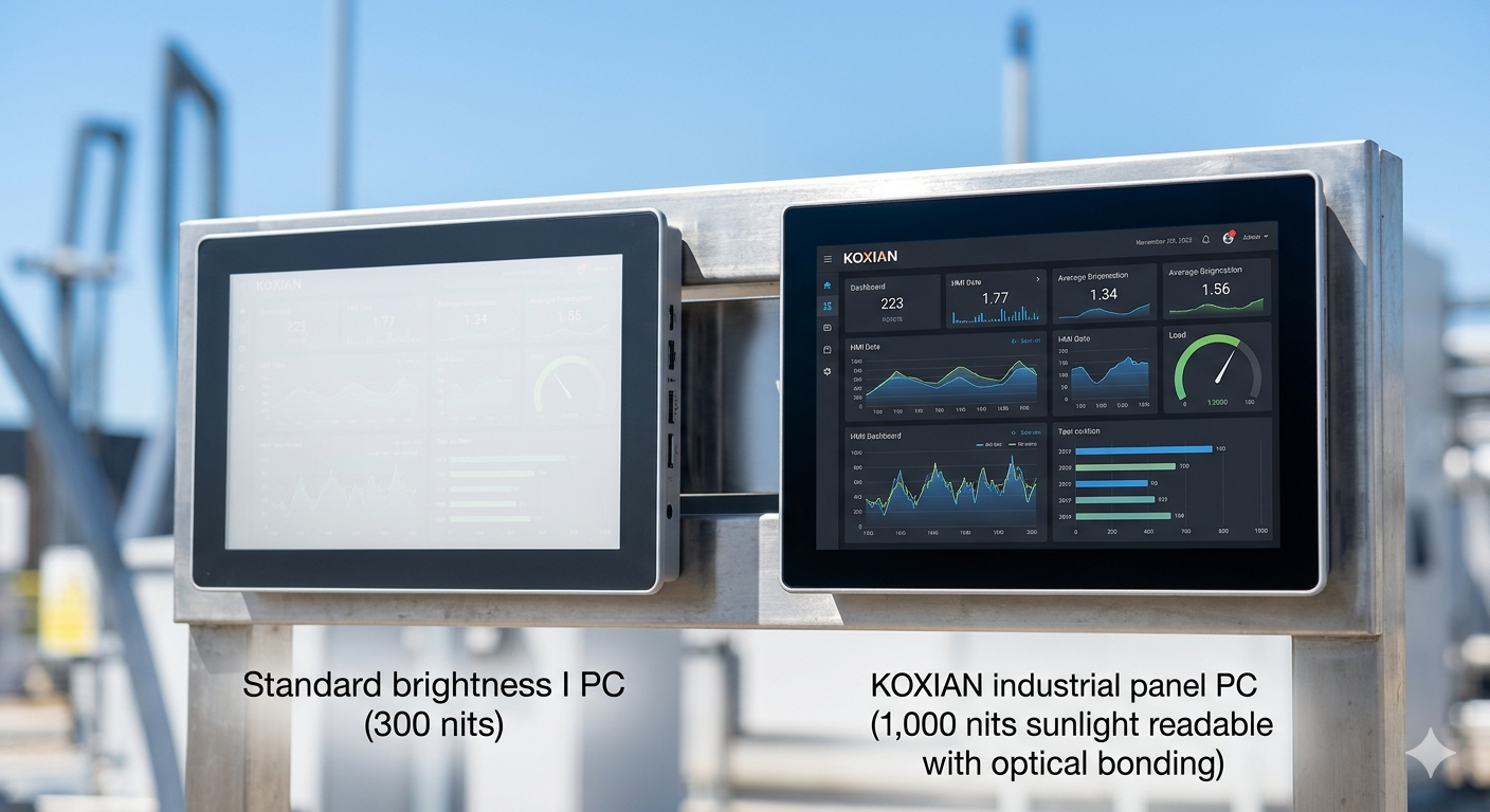 From Indoor to Outdoor: A Full Guide to Industrial Panel PC Brightness Standards